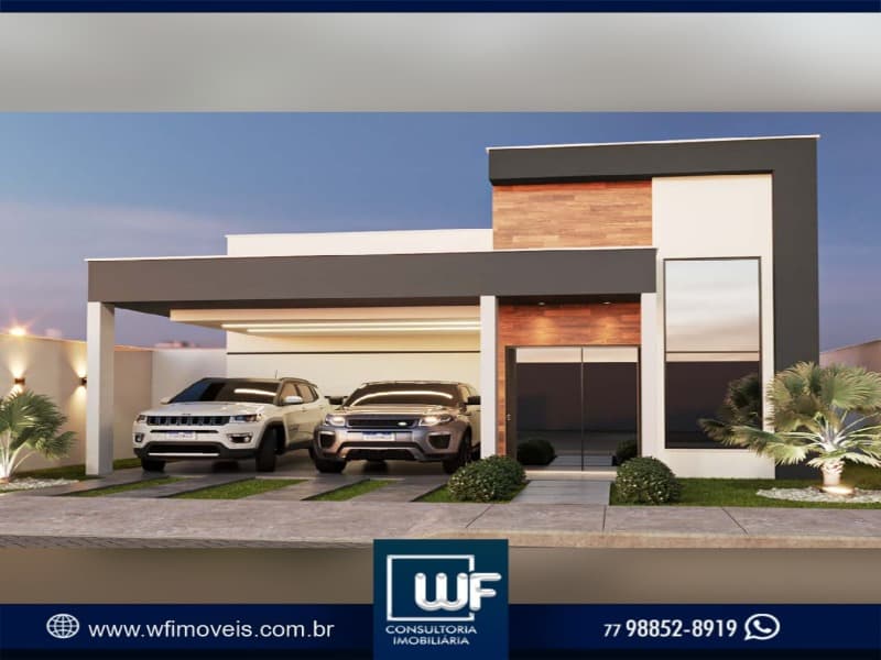 Casas alto padrão, contemporânea com piscina aquecida no condomínio CASA em BOA VISTA, VITÓRIA DA CONQUISTA em Vitória da Conquista.