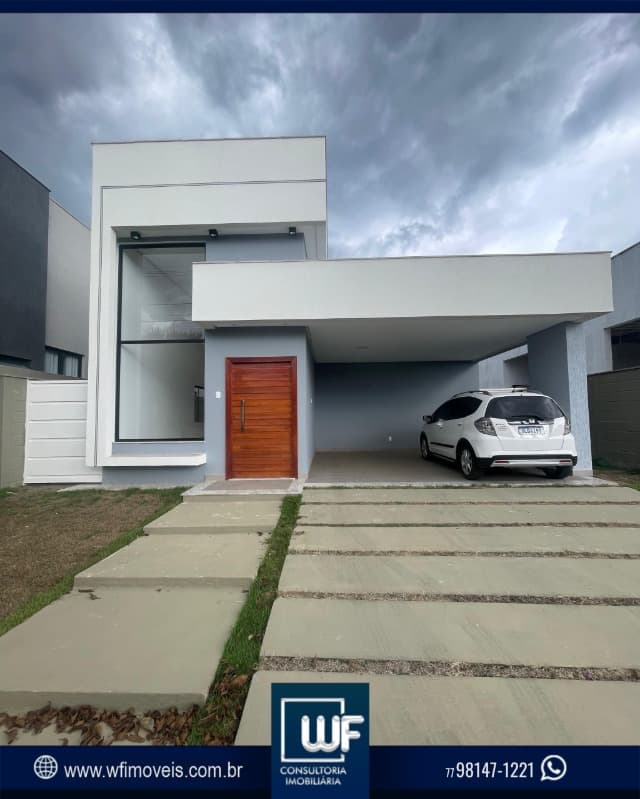 Casas alto padrão, contemporânea com piscina aquecida no condomínio CASA em UNIVERSIDADE TERRAS ALPHAVILLE, VITÓRIA DA CONQUISTA em Vitória da Conquista.
