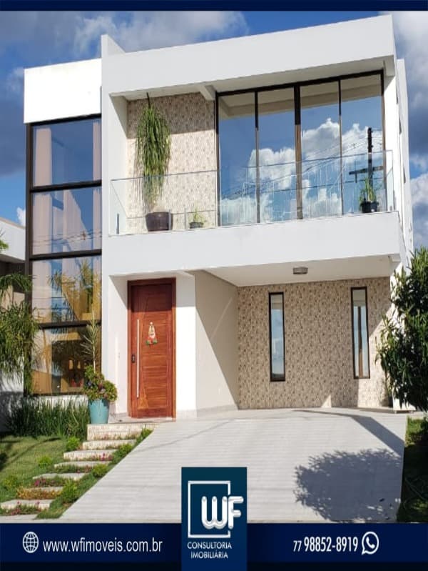 Casas alto padrão, contemporânea com piscina aquecida no condomínio CASA em UNIVERSIDADE TERRAS ALPHAVILLE, Vitória da Conquista em Vitória da Conquista.