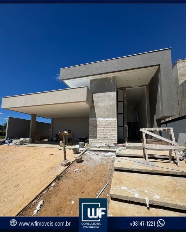 Casas alto padrão, contemporânea com piscina aquecida no condomínio CASA em UNIVERSIDADE TERRAS ALPHAVILLE, VITÓRIA DA CONQUISTA em Vitória da Conquista.