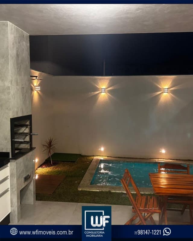 Casas alto padrão, contemporânea com piscina aquecida no condomínio CASA em FELÍCIA, VITÓRIA DA CONQUISTA em Vitória da Conquista.