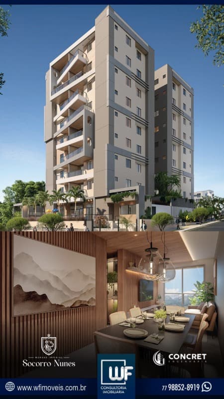 Casas alto padrão, contemporânea com piscina aquecida no condomínio APARTAMENTO em CANDEIAS, VITÓRIA DA CONQUISTA em Vitória da Conquista.